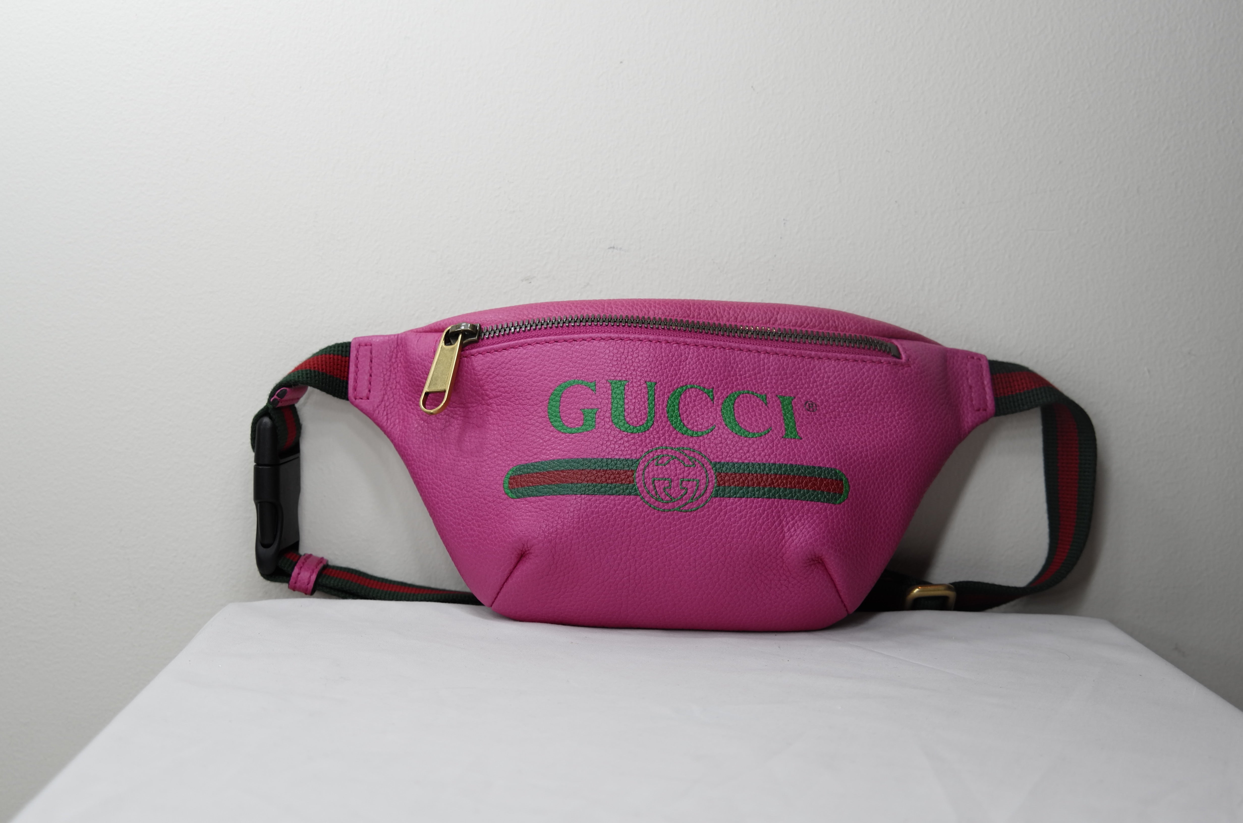 Gucci New Collection Belt Bag in Pink