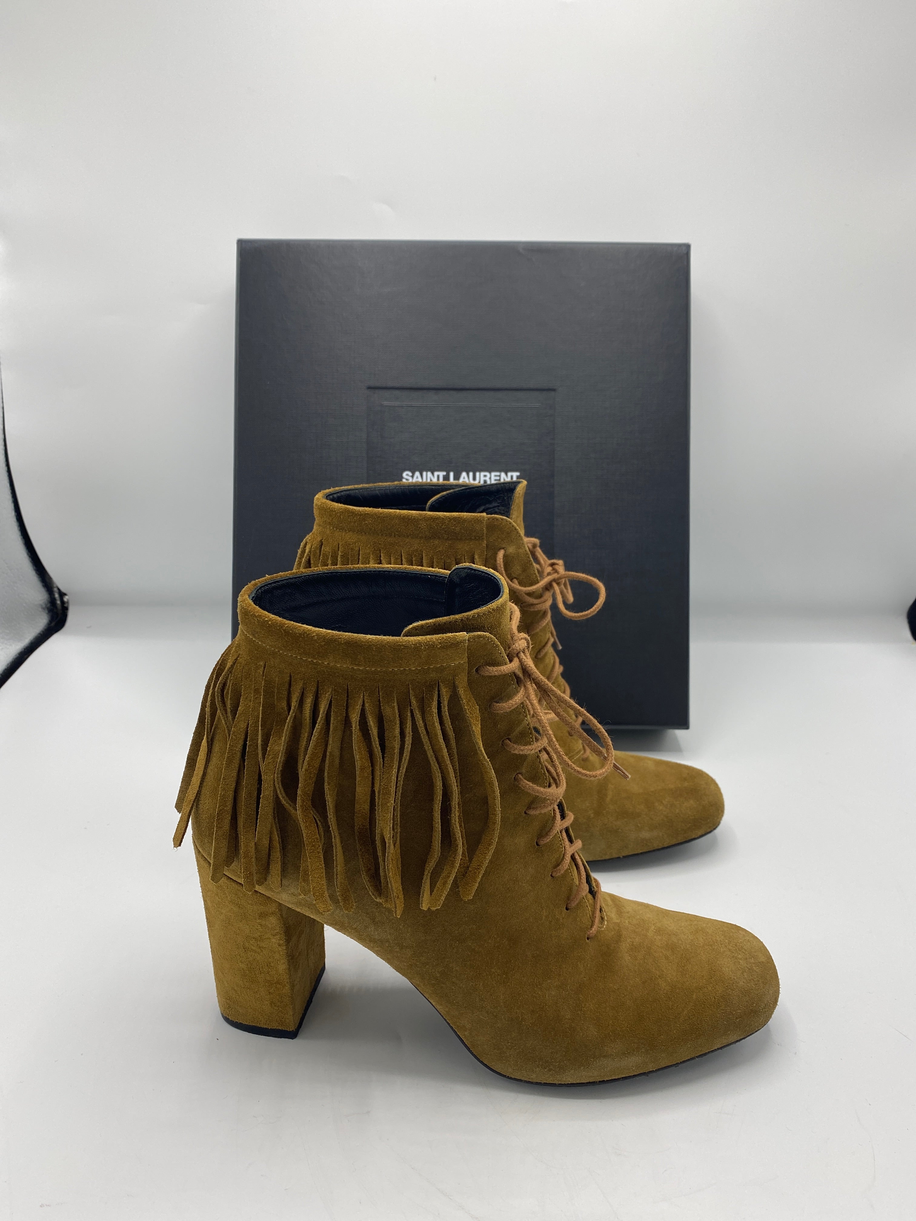 Saint Laurent Otter Proof Fringe Boots