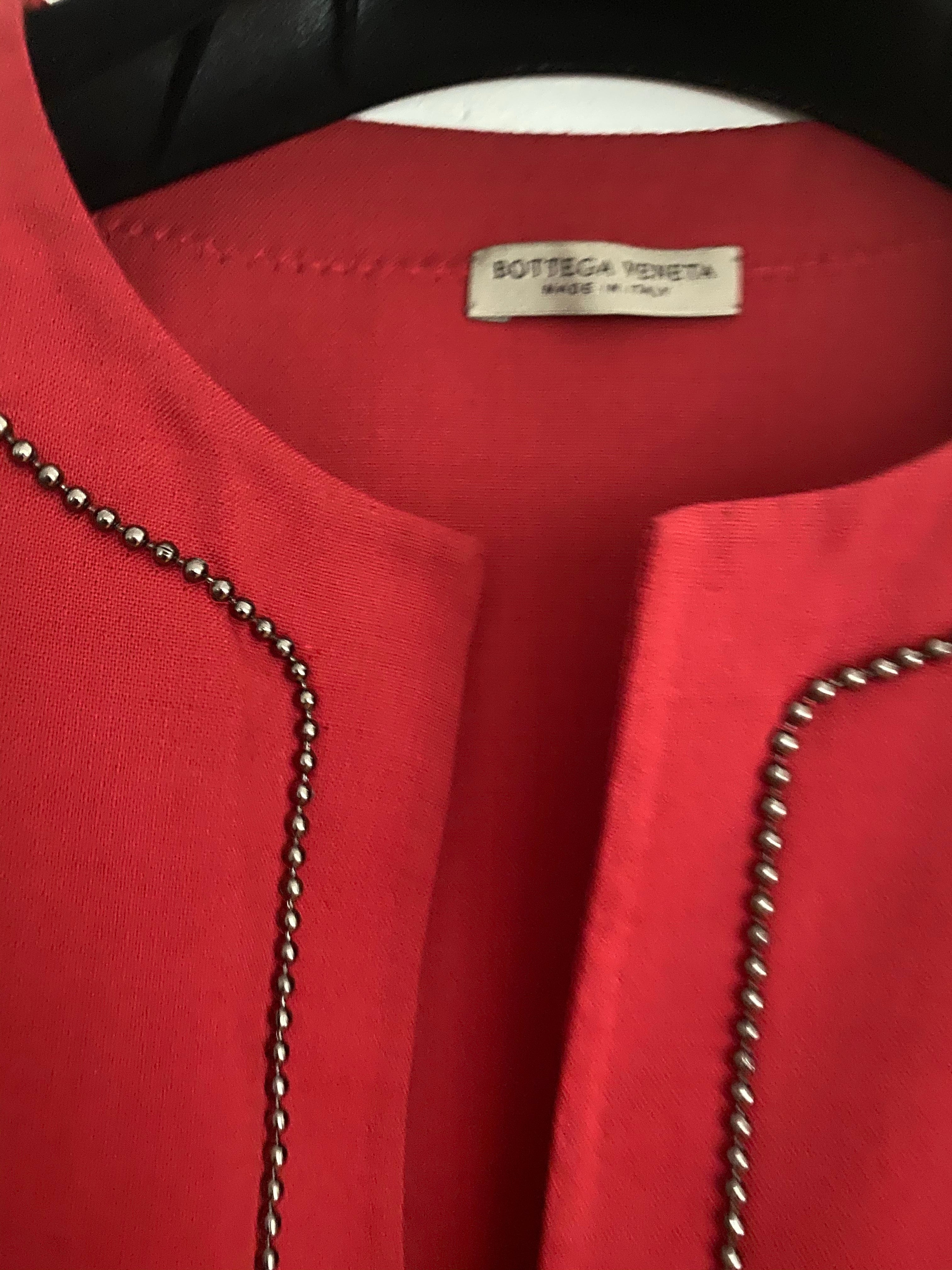 Bottega Veneta Red Wool Dress