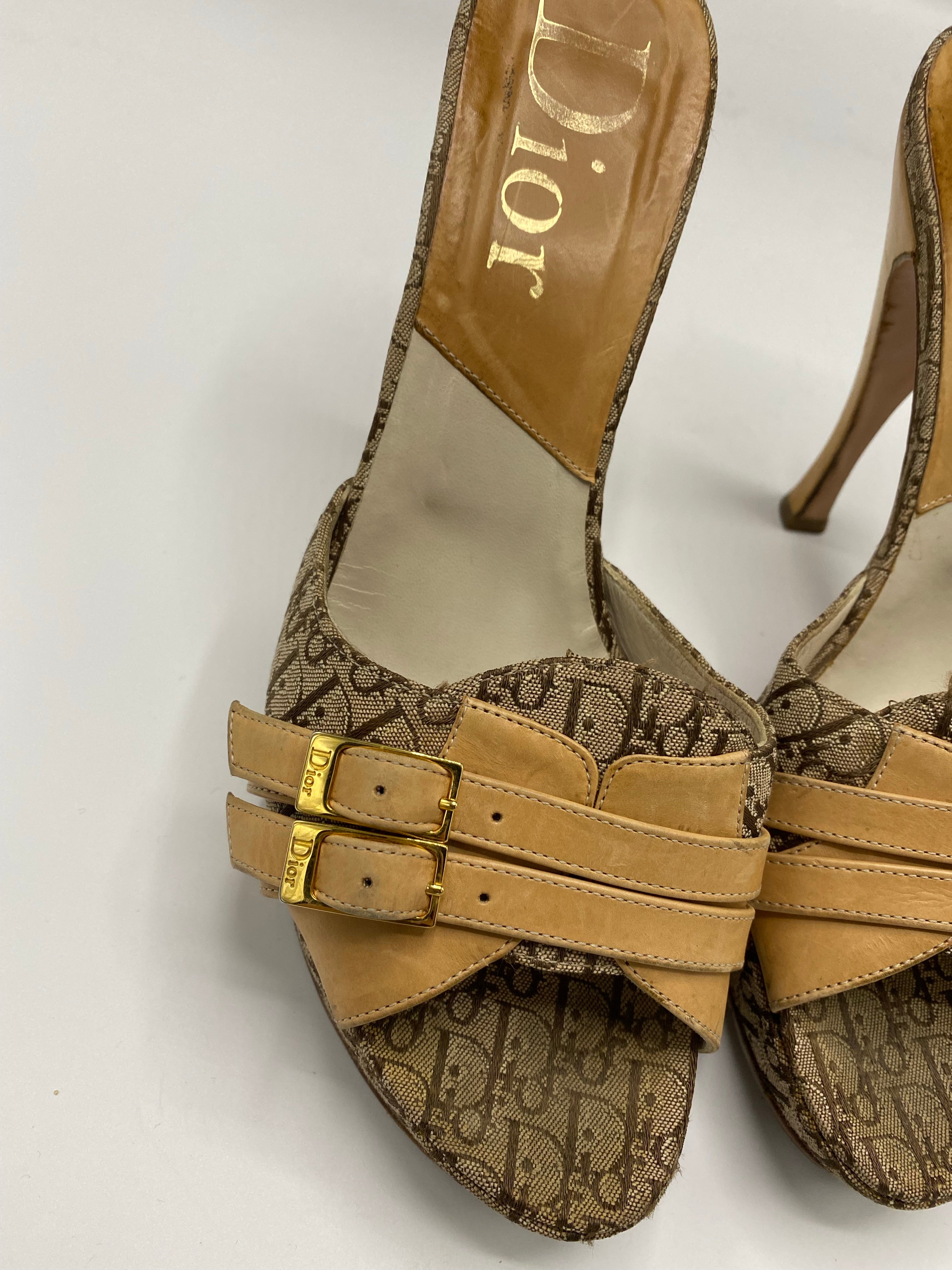 DIOR logo Mules