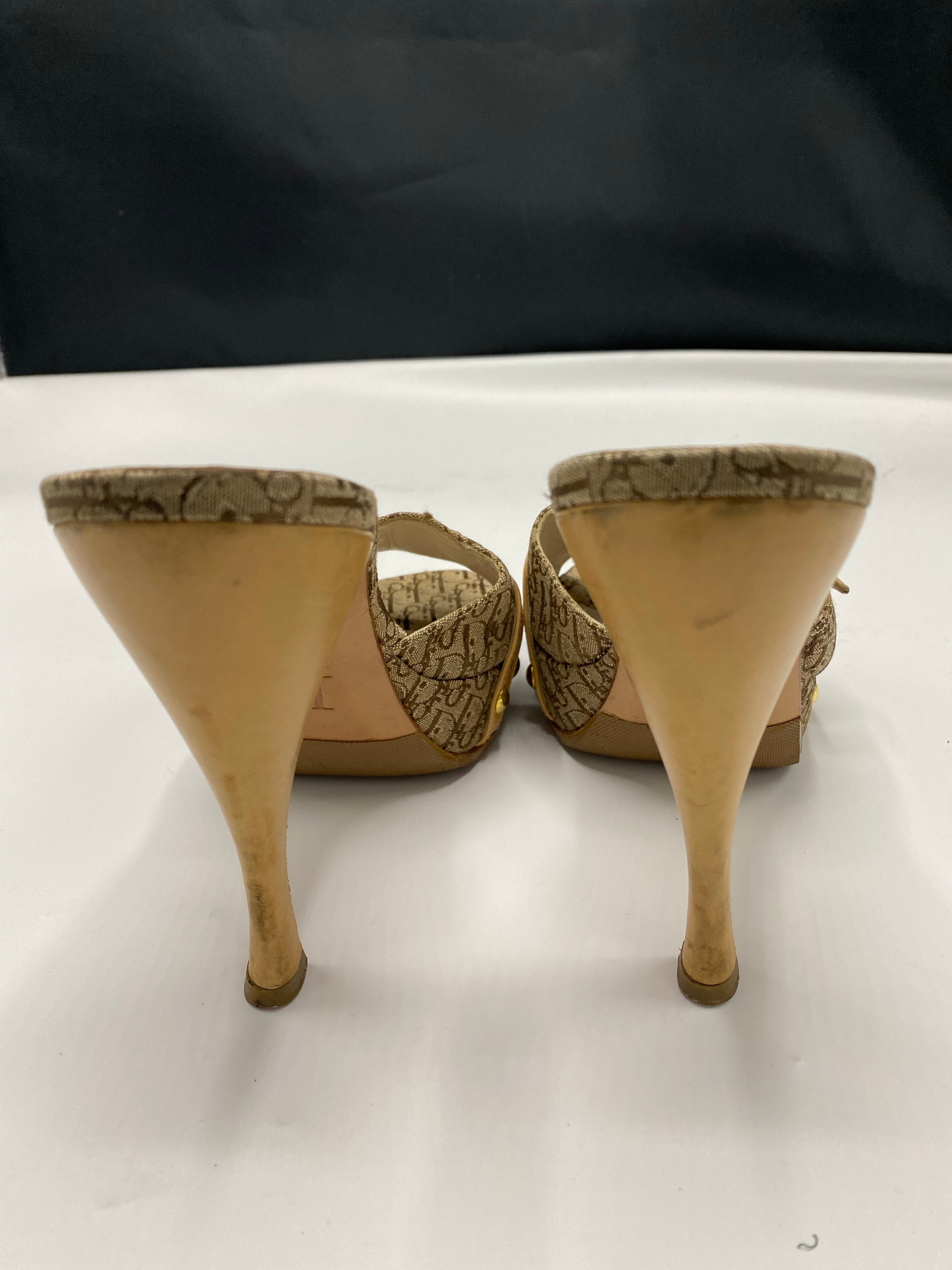 DIOR logo Mules