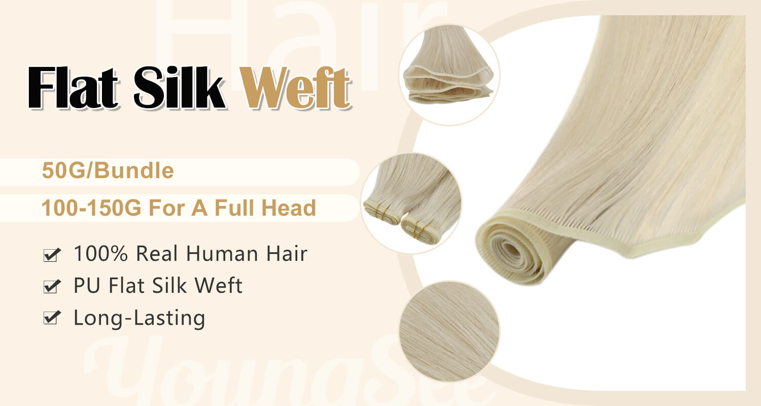 flat silk weft