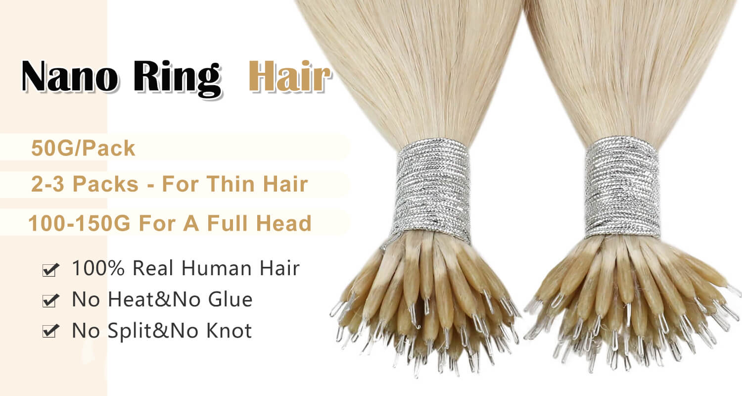 nano ring human hair