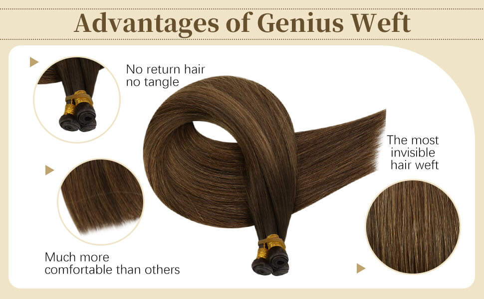 Weft Hair Extensions Real Human Hair