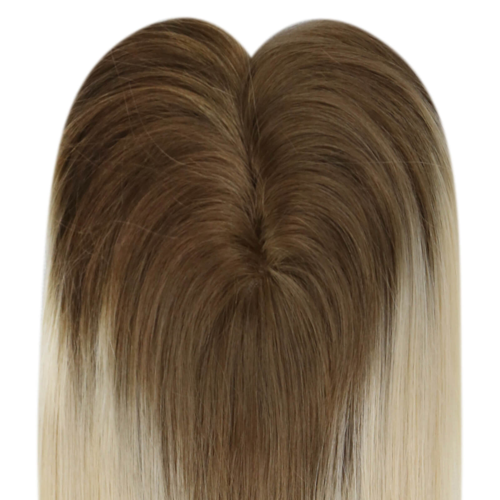 Topper Hair Pieces For Hair Loss Ombre Brown to Blonde #T10/613-3*5 inch |Youngsee