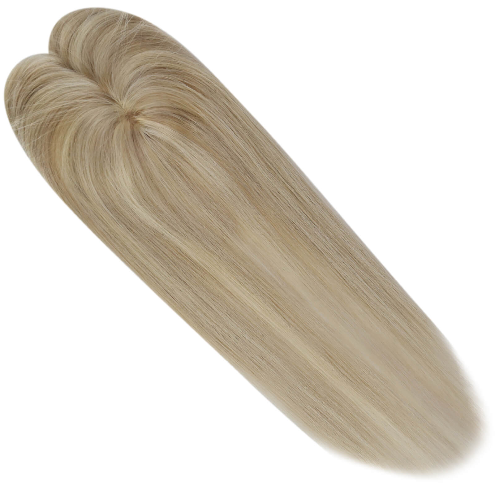 Topper Hair Pieces Remy Hair For Women Highlight Blonde #P18/613-3*5 inch |Youngsee