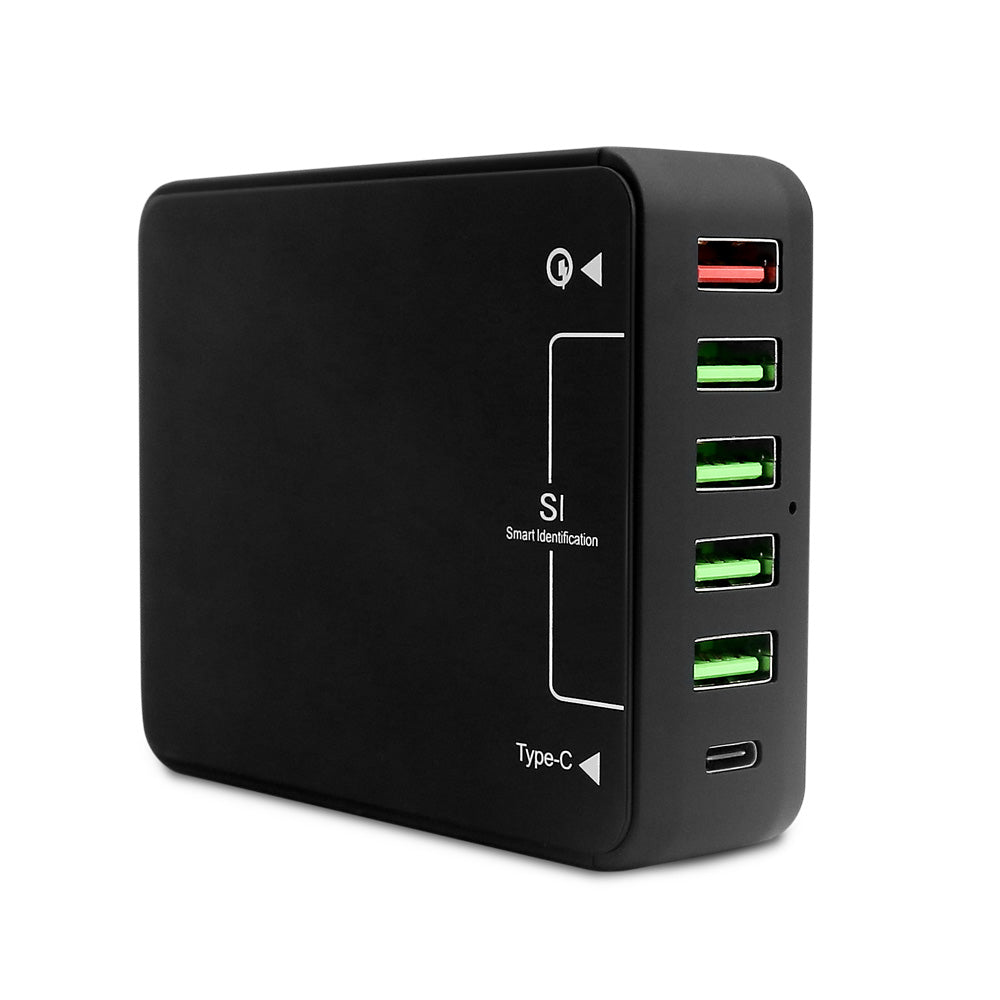 6-Port USB wall Charging Station  With Qualcomm quick charge 3.0