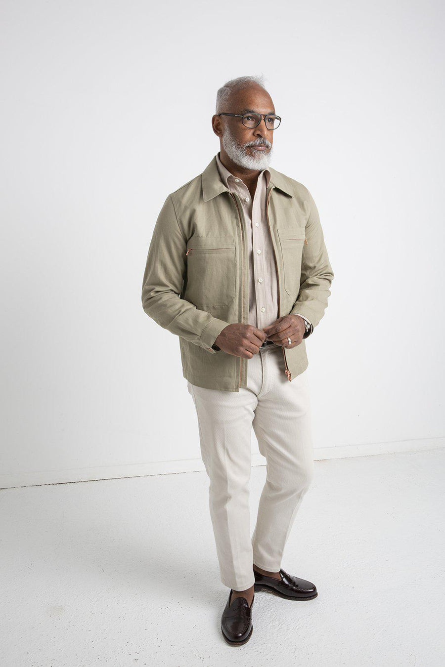 the suede safari jacket