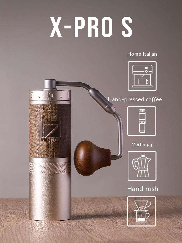 1zpresso X-pro S manual coffee grinder Assembly Stainless Steel Conical Burr 38mm 7core burr-dubai uae ae