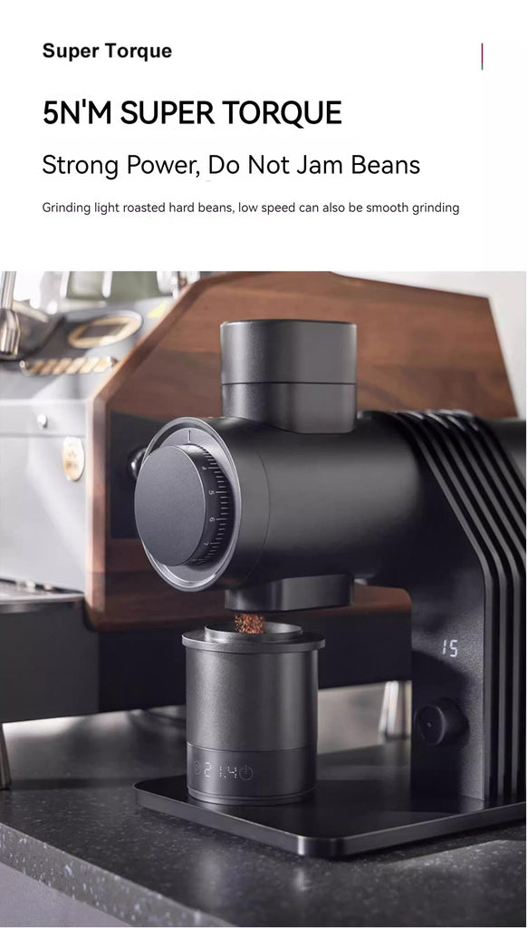 Barsetto E6 Professional Coffee Grinder 64MM Titanium Plated Cutterhead Hand Brewed Coffee Espresso Coffee Grinder