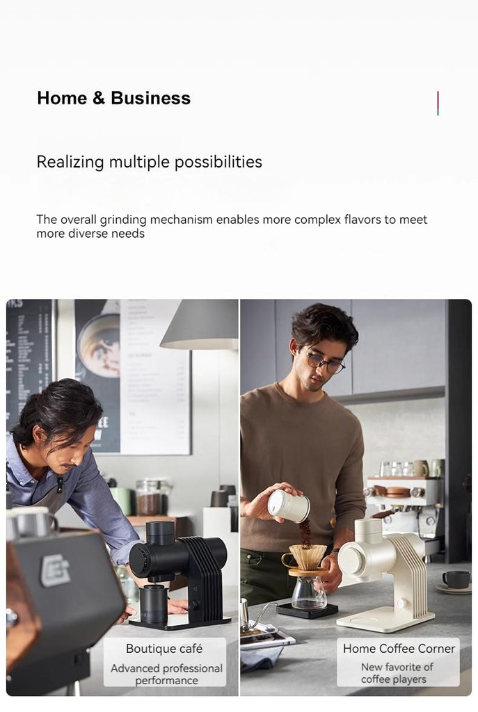 Barsetto E6 Professional Coffee Grinder 64MM Titanium Plated Cutterhead Hand Brewed Coffee Espresso Coffee Grinder