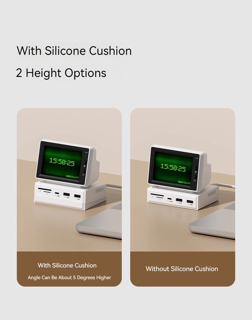 Hagibis small computer sub screen desktop docking station chassis aida64 monitor small screen host temperature display