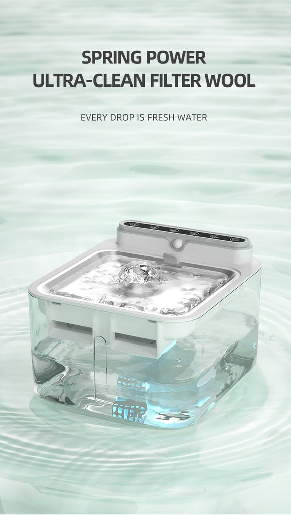 V2com Pet Wireless Water Dispenser Intelligent Induction Water Charging Portable Mobile Outdoor Cat Water Dispenser