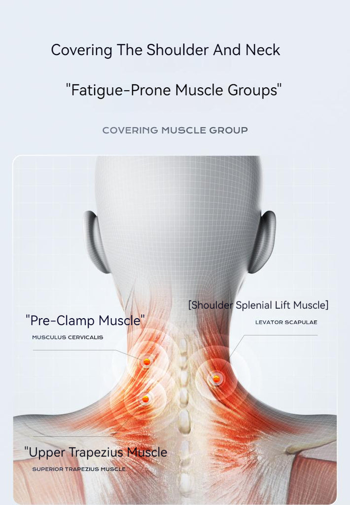 SiaaSoo Cervical spine massager shoulder and neck massager lumbar back neck trapezius muscle massage pillow kneading home gif