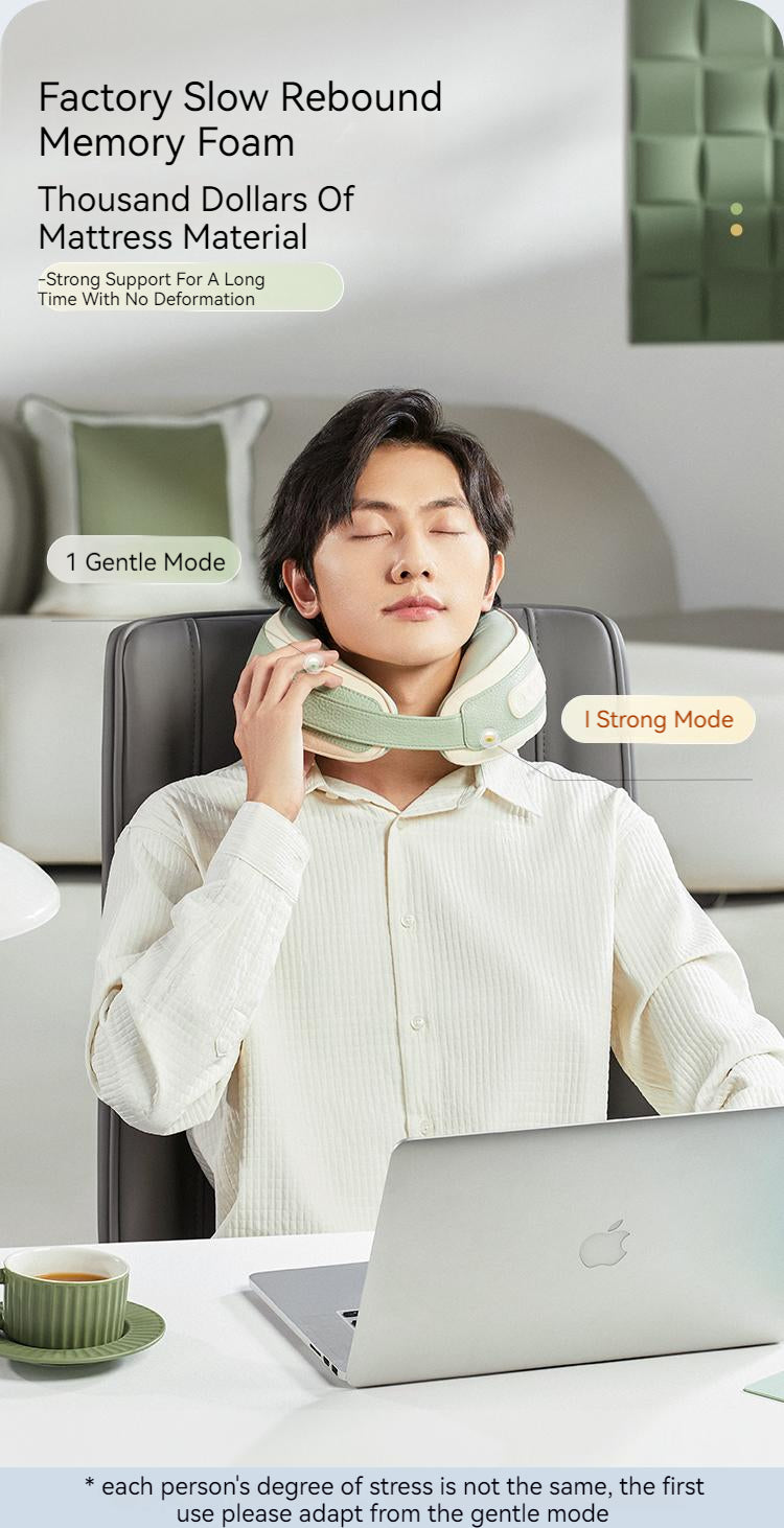 SiaaSoo Cervical spine massager shoulder and neck massager lumbar back neck trapezius muscle massage pillow kneading home gif
