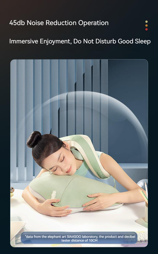 SiaaSoo Shoulder and neck massager cervical spine massager massage shawl oblique muscle neck lumbar back hot compress home