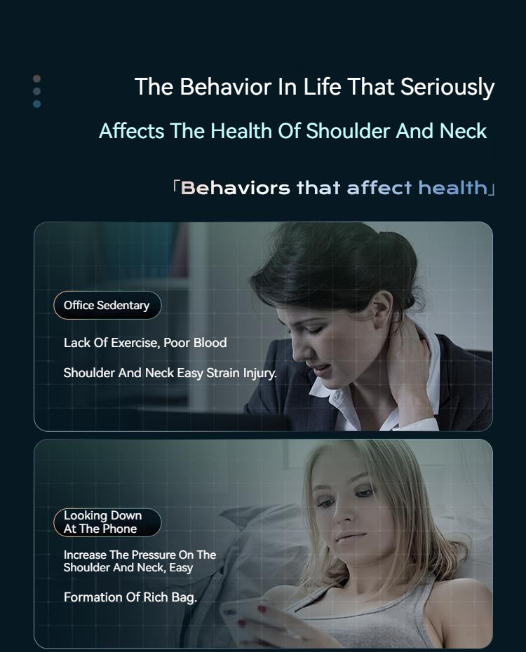 SiaaSoo Shoulder and neck massager cervical spine massager massage shawl oblique muscle neck lumbar back hot compress home