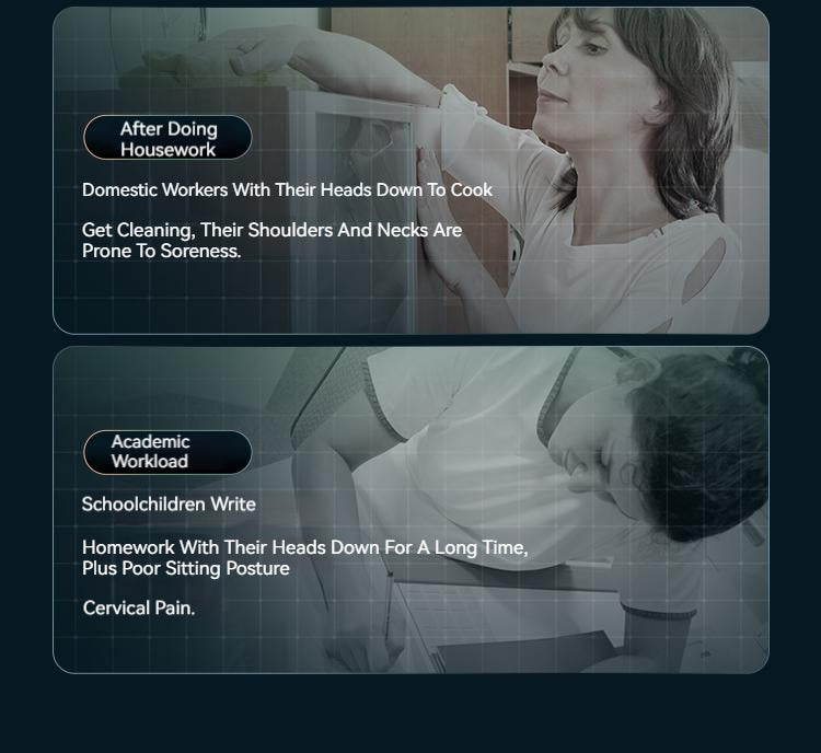 SiaaSoo Shoulder and neck massager cervical spine massager massage shawl oblique muscle neck lumbar back hot compress home