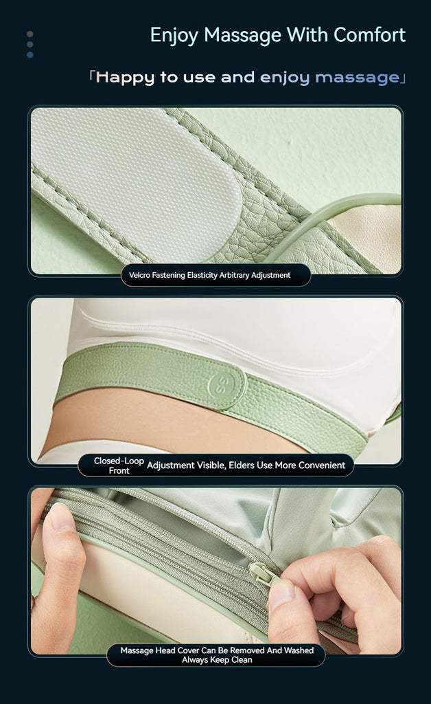 SiaaSoo Shoulder and neck massager cervical spine massager massage shawl oblique muscle neck lumbar back hot compress home