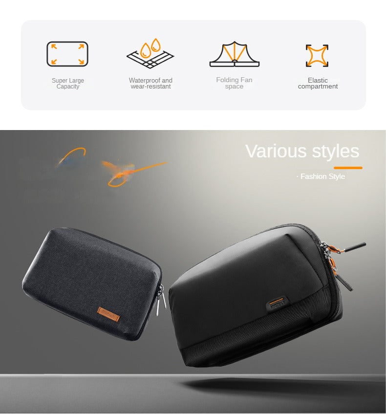 inateck Digital storage pack Data cable Volcano Storage pack Power bank Electronic Device Storage Protection pack Travel pack