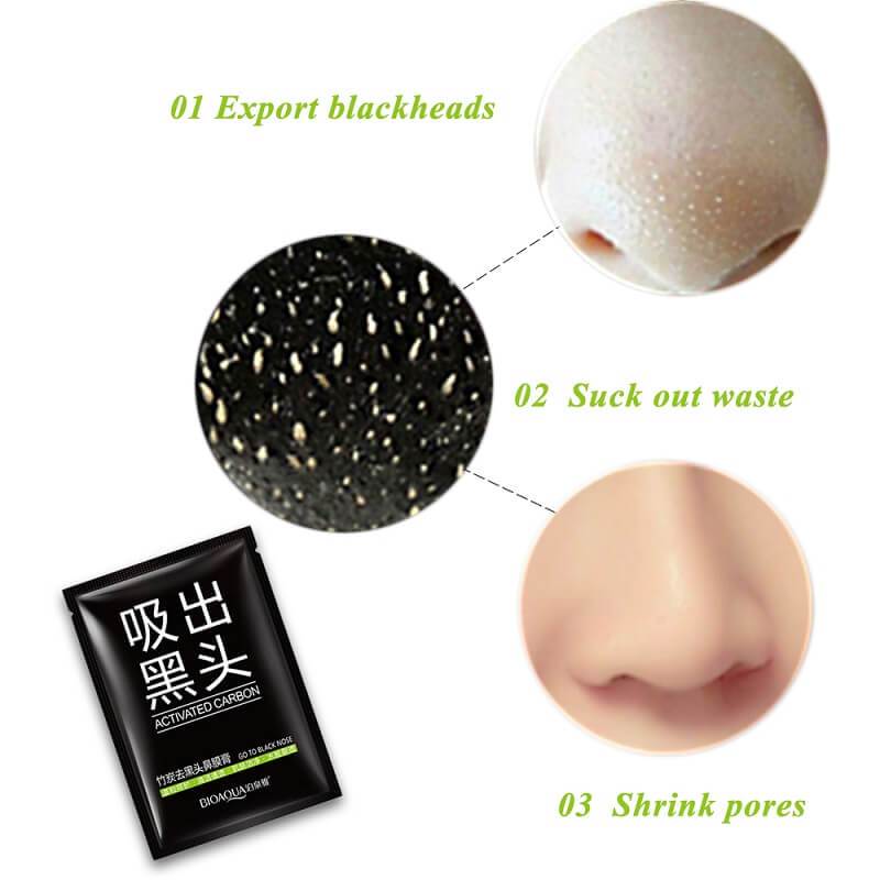 Activated Carbon Nose Blackhead Remover Mask