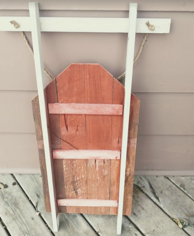 Let It Snow Pallet Sled