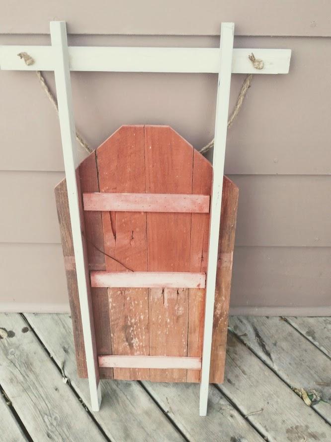 Let It Snow Pallet Sled