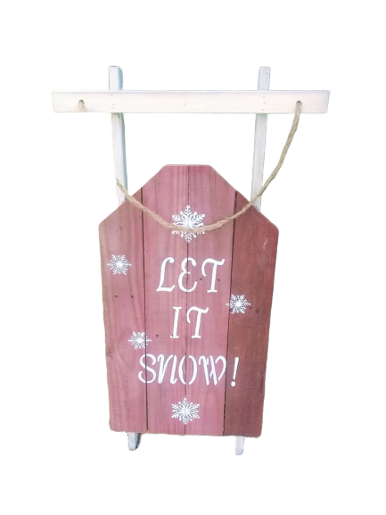 Let It Snow Pallet Sled