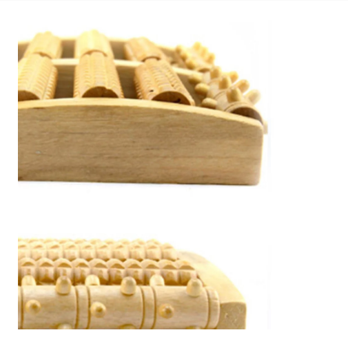 Wood Roller Foot Massager