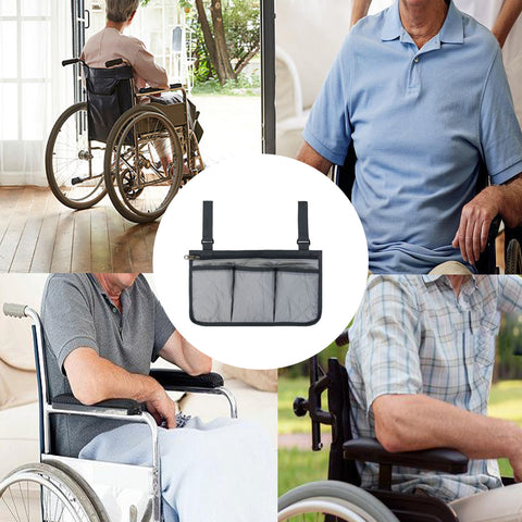 AC205- Under Seat Bag - Wheelchair Seat Pouch - WheelchairParts.Net
