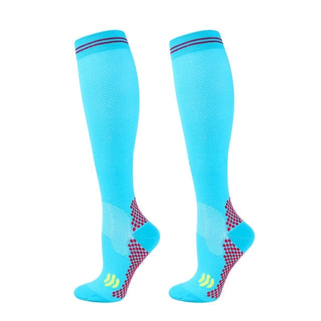 Compression Socks for Women & Men | Athletic Nylon Stockings - 30 MmHg