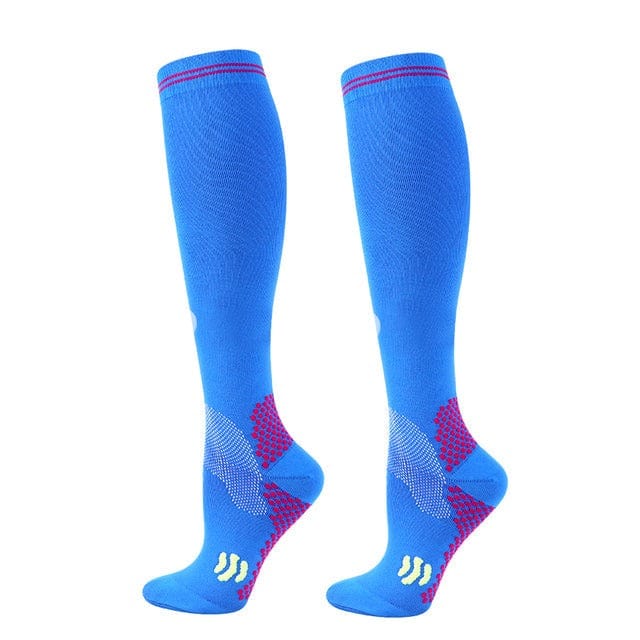 Compression Socks for Women & Men | Athletic Nylon Stockings - 30 MmHg