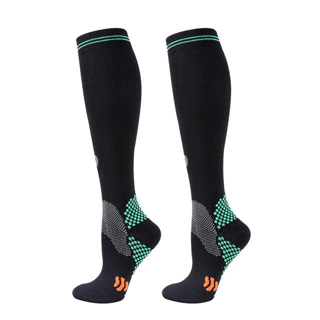 Compression Socks for Women & Men | Athletic Nylon Stockings - 30 MmHg