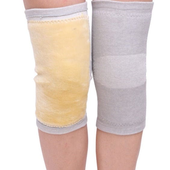 Anti Cold Knee Pads | Gold Velvet  Kneepad