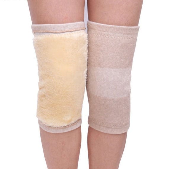 Anti Cold Knee Pads | Gold Velvet  Kneepad