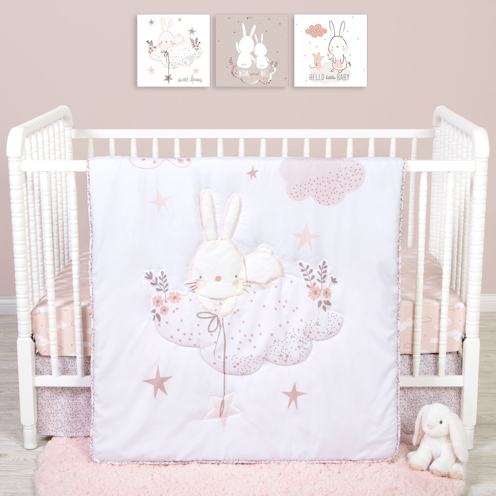 Cottontail Cloud 4 Piece Crib Bedding Set by Sammy & Lou?