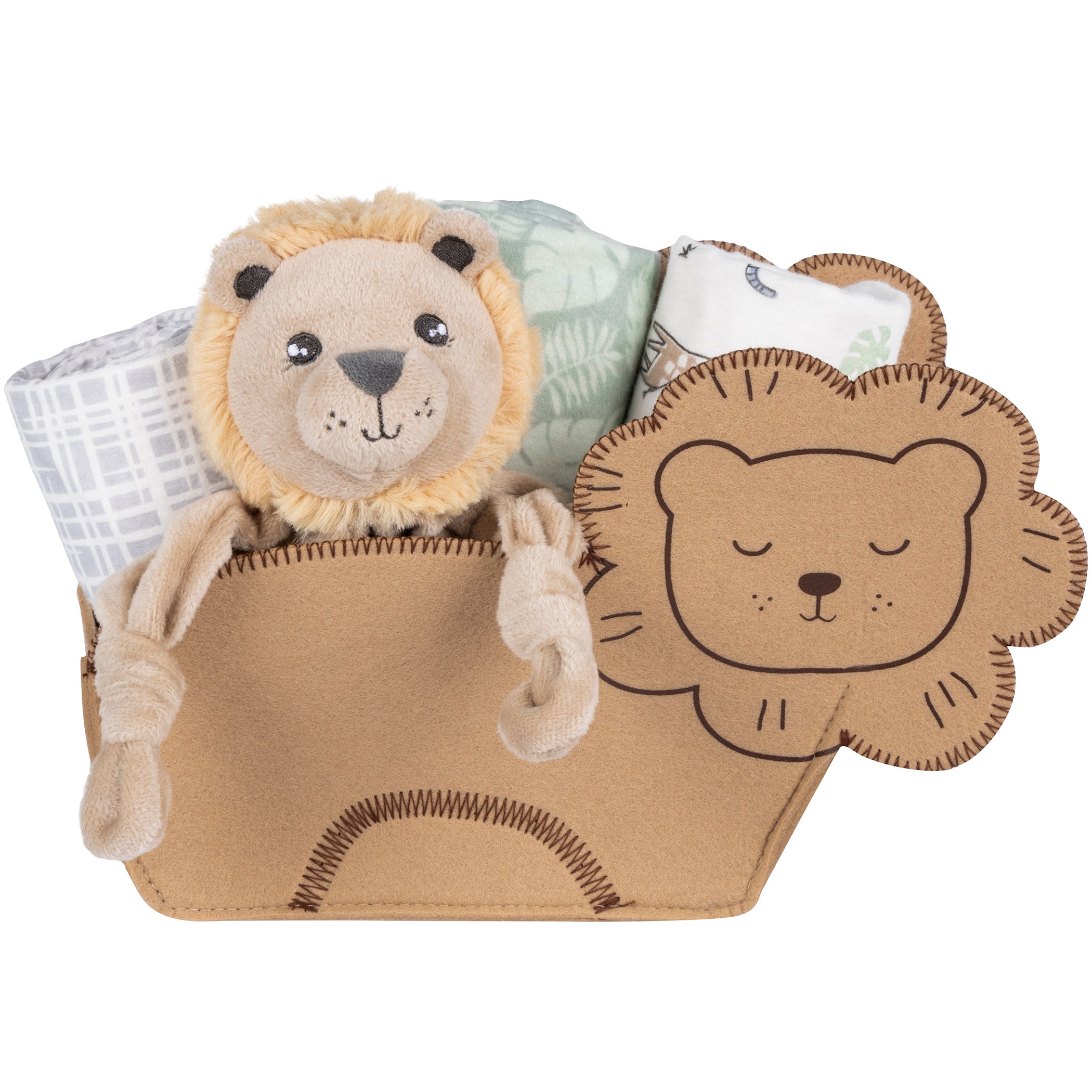 Welcome Baby Lion Shaped 5 Piece Gift Set by My Tiny Moments?