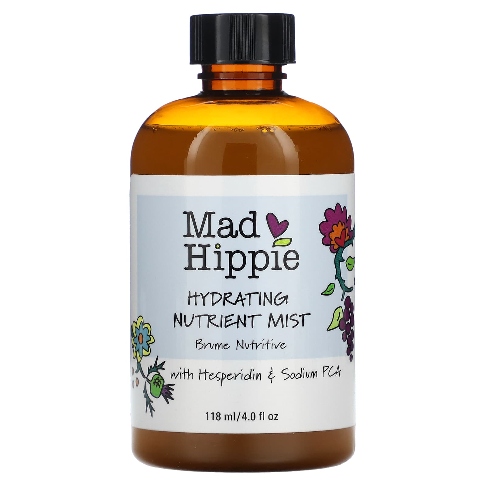 MAD HIPPIE SKIN CARE PRODUCTS, Hydrating Nutrient Mist, 4 Oz