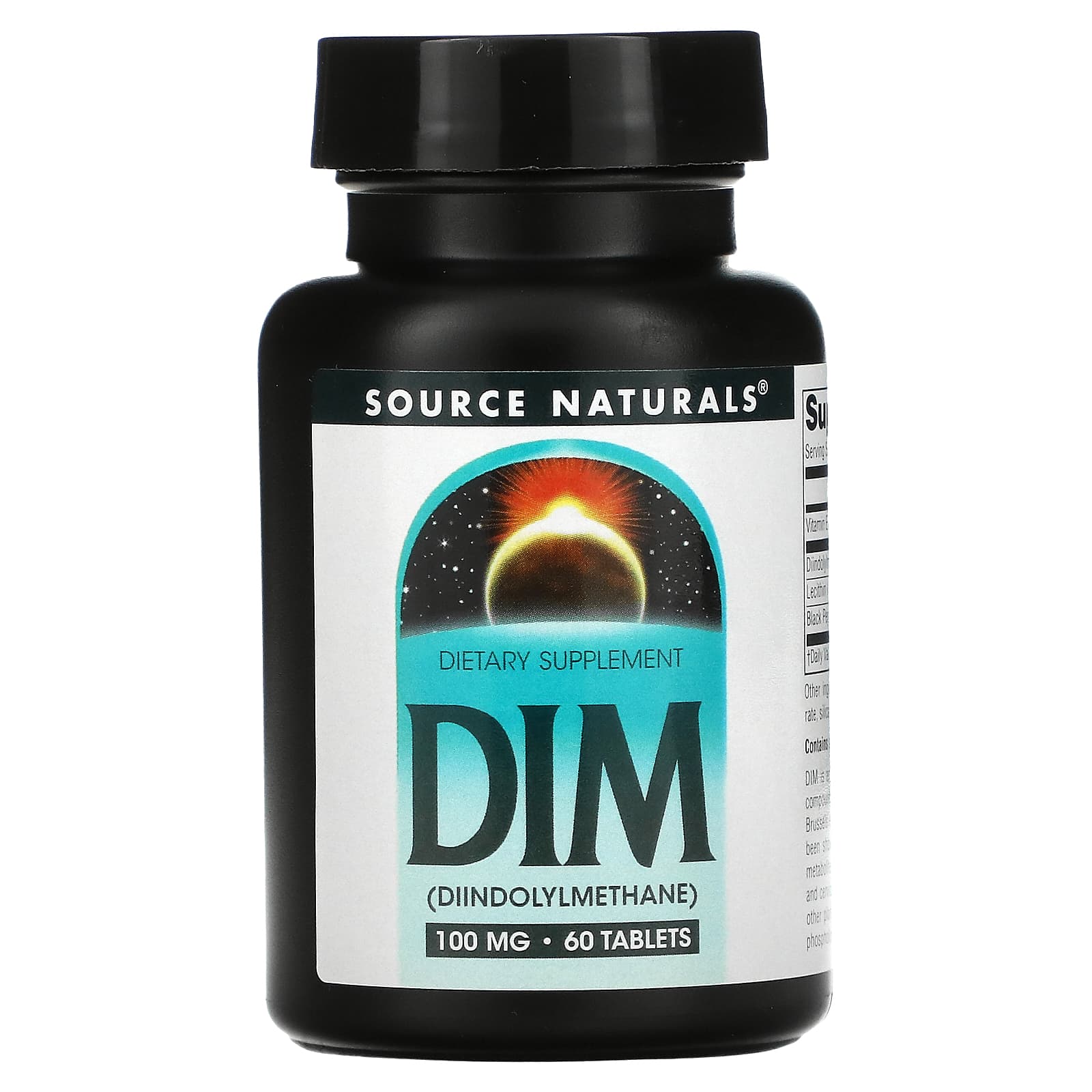 Source Naturals, DIM 100 mg, 60 Tablets