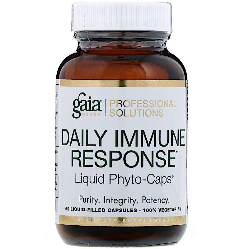 Gaia Herbs Professional Solutions, Daily Immune Response, 60 Liquid Filled Capsules