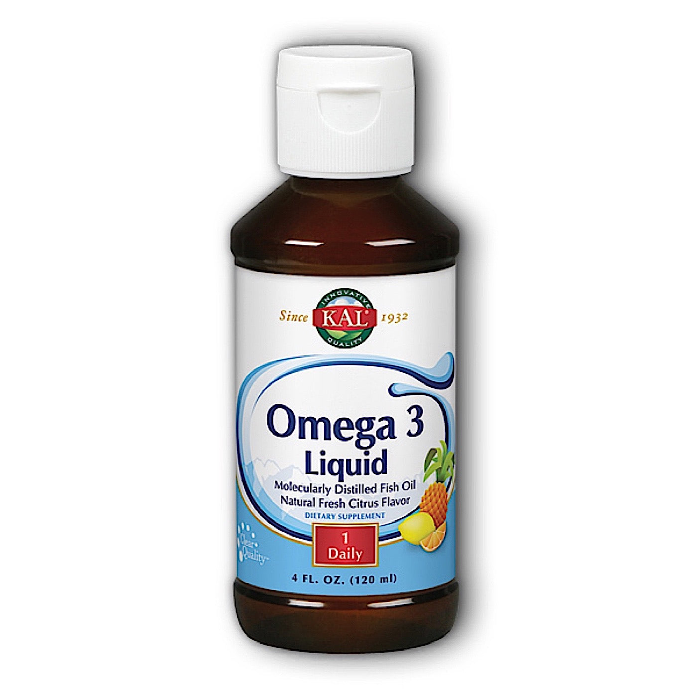 Kal, Omega 3 Citrus 3.9g, 4 Oz