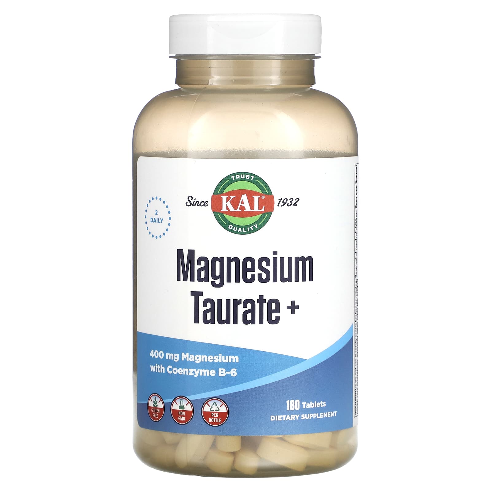 Kal, Magnesium Taurate, 180 Tablets