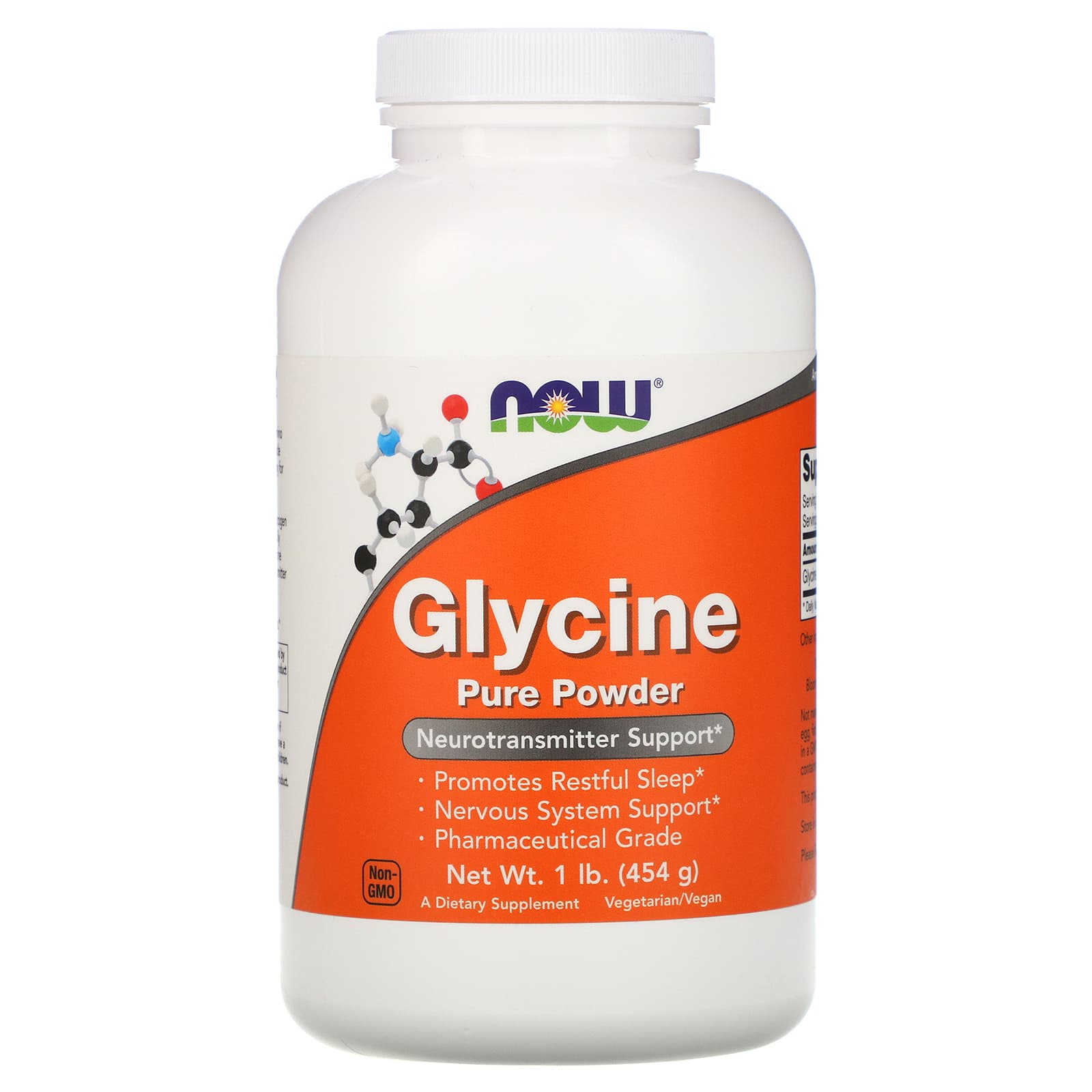 Now Foods, Glycine, 1 lb. Powder