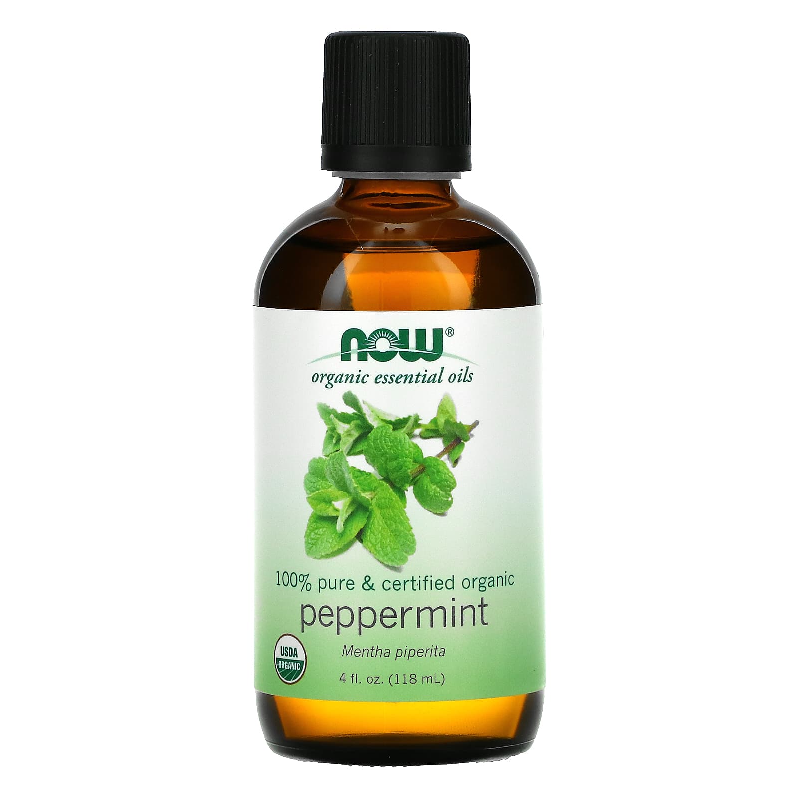 Now Foods, Organic Peppermint Oil, 4 OZ oil