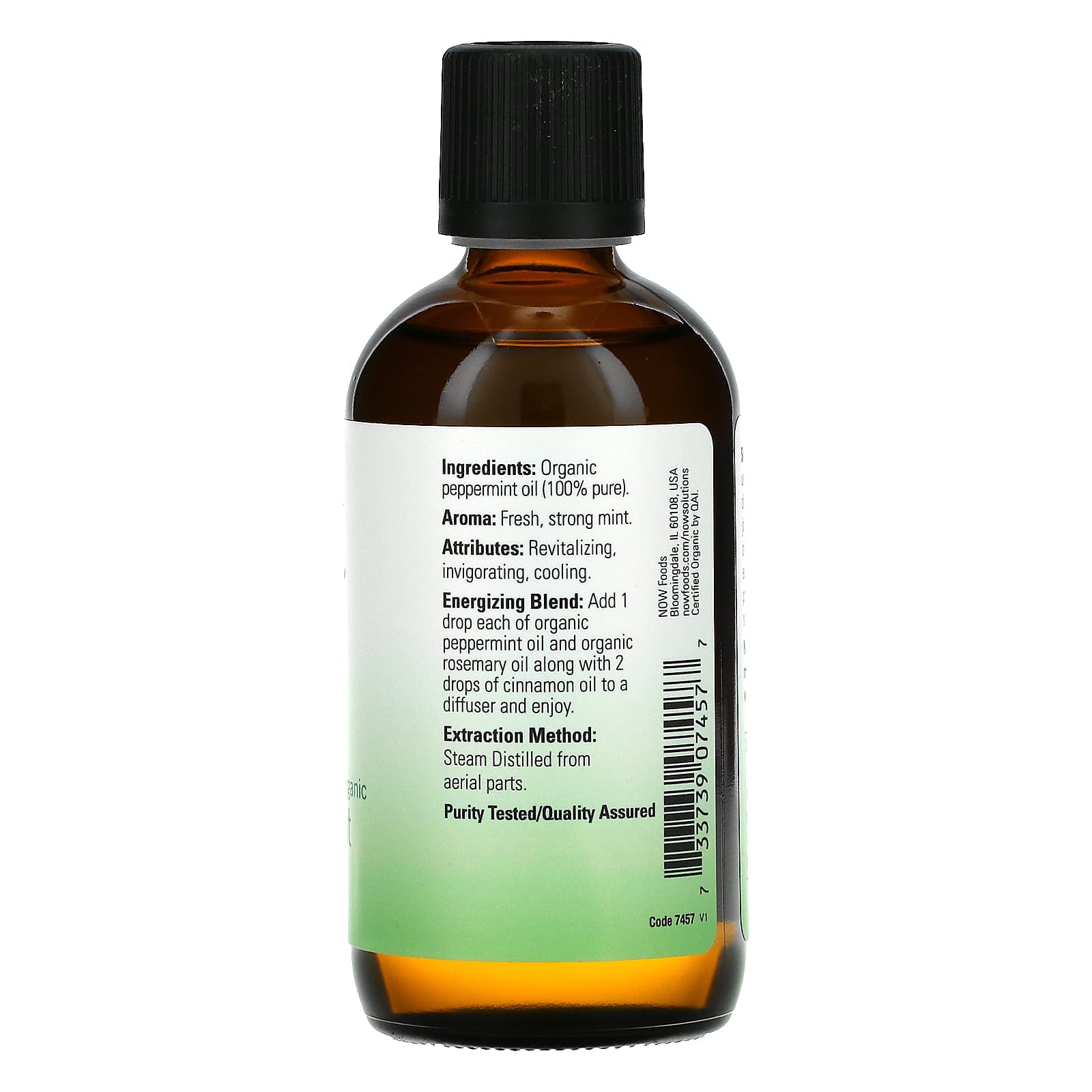 Now Foods, Organic Peppermint Oil, 4 OZ oil