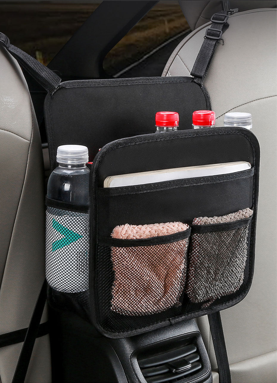 SEAMETAL 7-Pocket Car Organizer Auto Back Seat Storage Bag Tissue