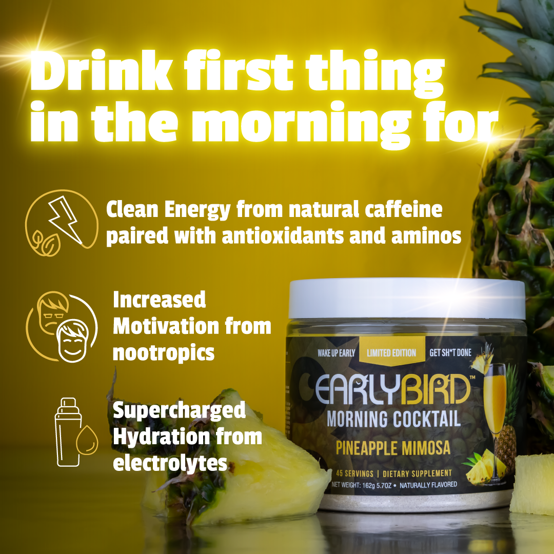 Limited Edition Pineapple Mimosa Morning Cocktail w/ Free Recipe Guide E-Book