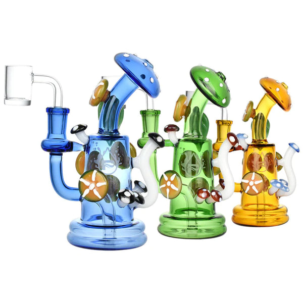Pulsar Mushroom 6.7" Glass Dab Rig
