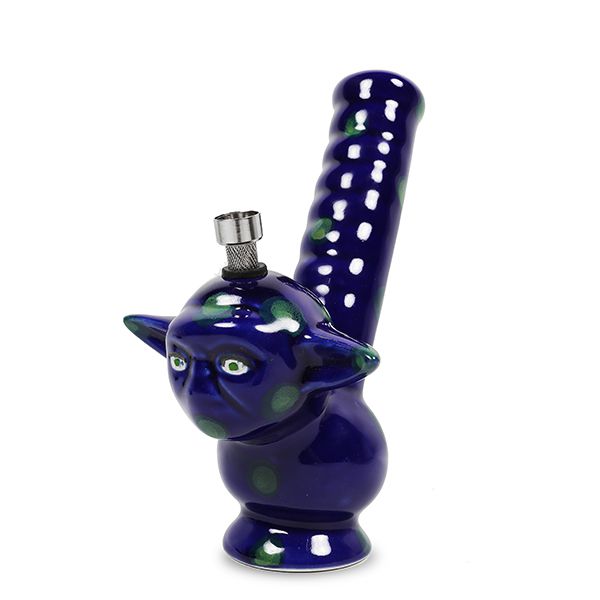 Yoda Bong Tilted Neck