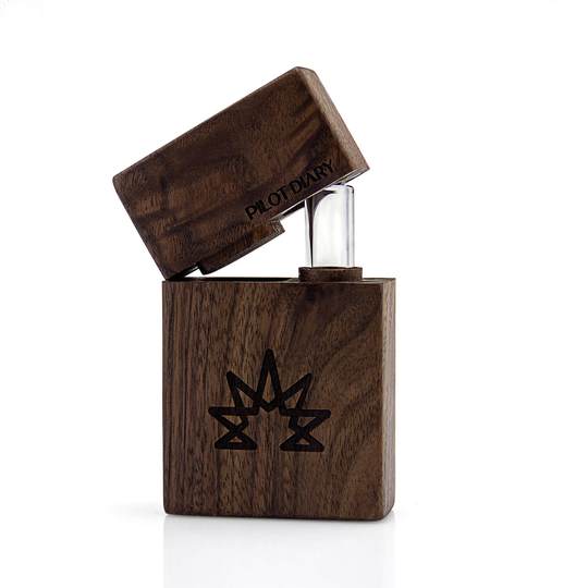 Wood Dugout With Glass One Hitter